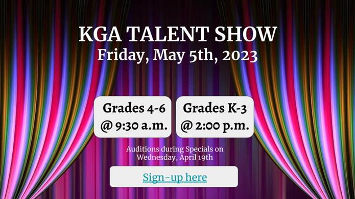  Talent Show 2023 Auditions!